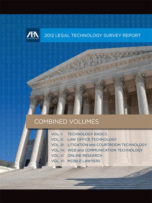 cover image of The 2012 ABA Legal Technology Survey Report: Executive Summary